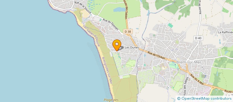 localisation de l'entreprise MADAME ALINE TARAUD  BRETIGNOLLES-SUR-MER