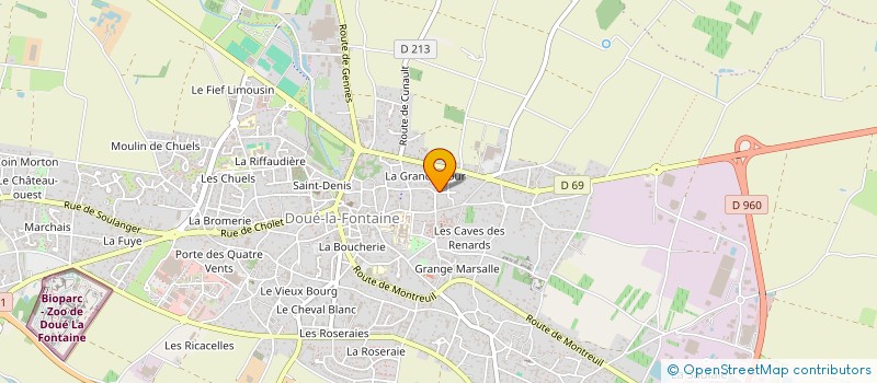 localisation de l'entreprise MADAME ALINE TAVEAU  ANTOIGNE