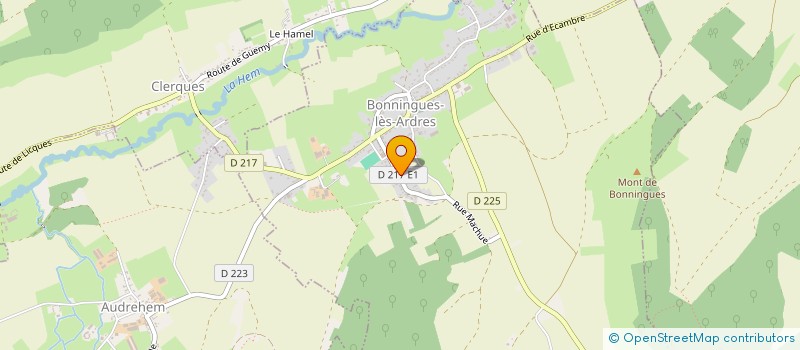 localisation de l'entreprise MADAME ALINE TEMBUYSER  BONNINGUES-LES-ARDRES