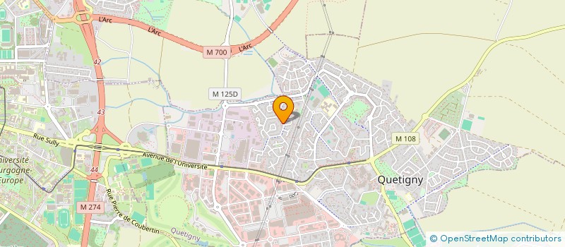 localisation de l'entreprise MADAME ALINE TERREAUX à QUETIGNY