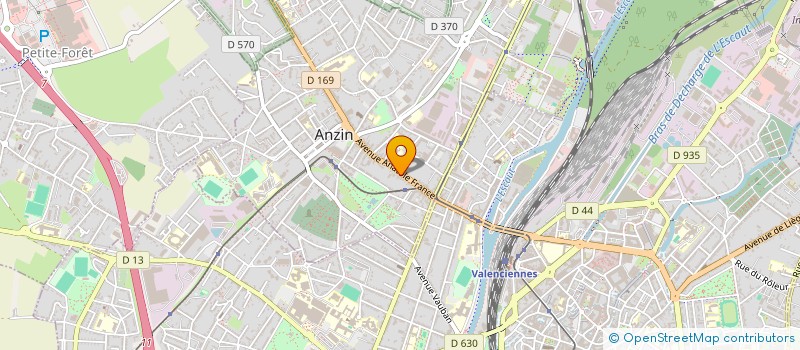 localisation de l'entreprise MADAME ALINE TESTELIN  ANZIN