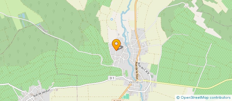 localisation de l'entreprise MADAME ALINE THIBAULT  VERNEUIL