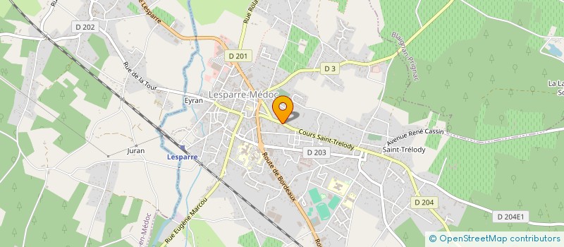 localisation de l'entreprise MADAME ALINE TIFFON  LESPARRE-MEDOC