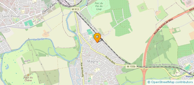 localisation de l'entreprise MADAME ALINE TOULY  METZ