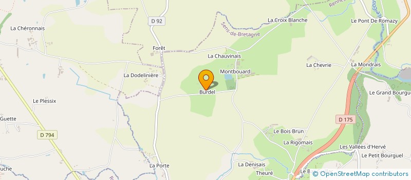 localisation de l'entreprise MADAME ALINE TOURNEUX à SENS-DE-BRETAGNE