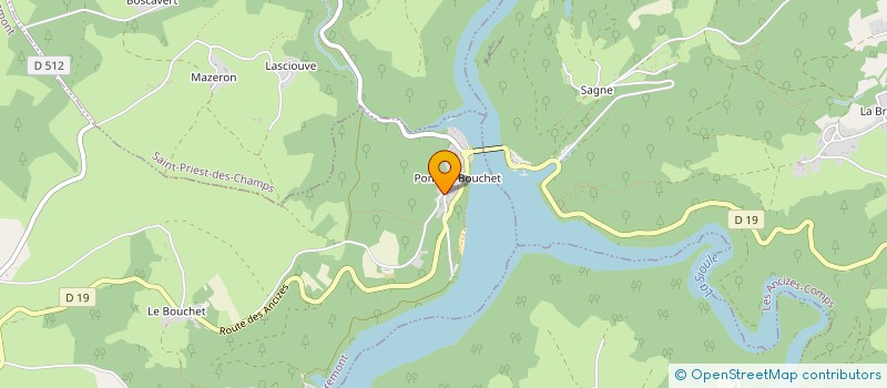 localisation de l'entreprise MADAME ALINE TOURRETTE  MIREMONT