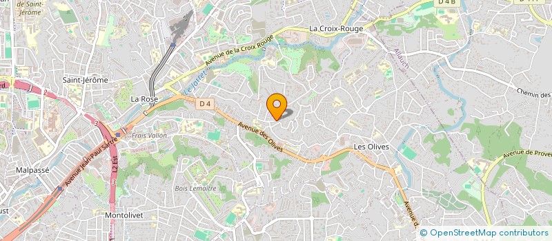 localisation de l'entreprise MADAME ALINE TOUYAROU  MARSEILLE
