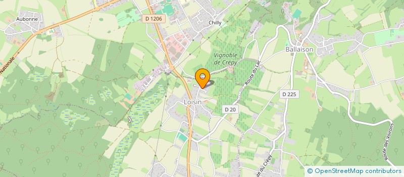 localisation de l'entreprise MADAME ALINE TREBOUX  LOISIN