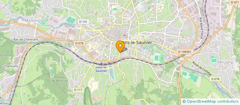 localisation de l'entreprise MADAME ALINE VAISSE à LONS-LE-SAUNIER
