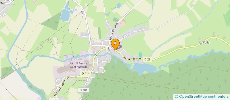 localisation de l'entreprise MADAME ALINE VANDEPAER  BOUE