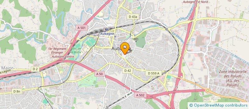 localisation de l'entreprise MADAME ALINE VANHOVE à AUBAGNE
