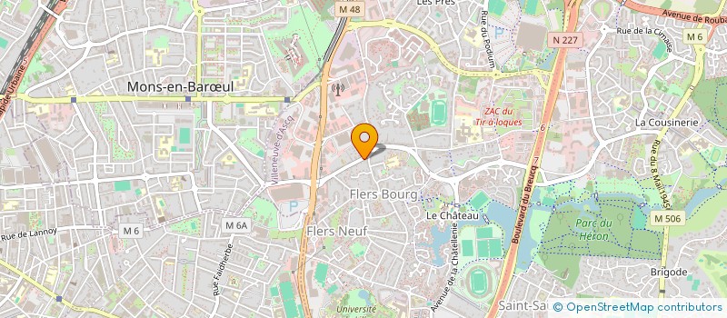 localisation de l'entreprise MADAME ALINE VANTHUYNE  VILLENEUVE-D'ASCQ