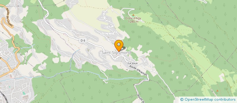 localisation de l'entreprise MADAME ALINE VARACHE  SAINT-SIGISMOND