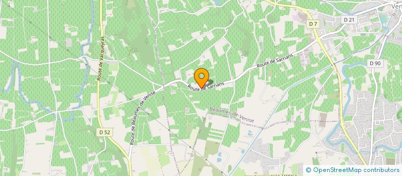 localisation de l'entreprise MADAME ALINE VARIZAT  BEAUMES-DE-VENISE