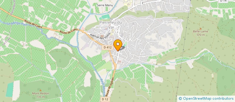 localisation de l'entreprise MADAME ALINE VASSALI  PIERREFEU-DU-VAR