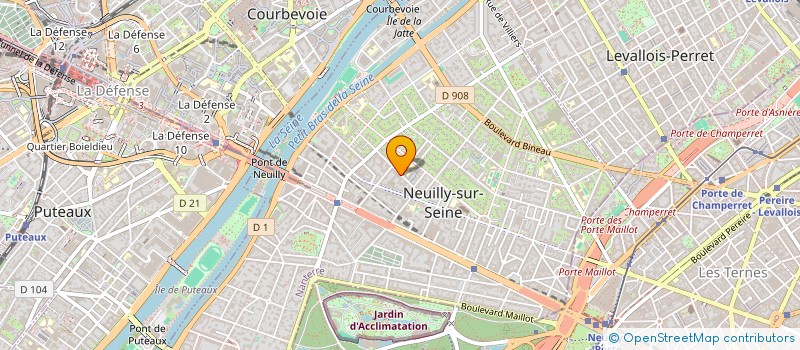 localisation de l'entreprise MADAME ALINE VICENTE ALVAREZ à NEUILLY-SUR-SEINE