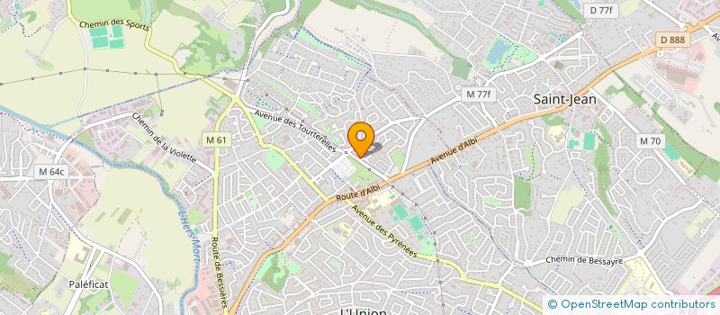 localisation de l'entreprise MADAME ALINE VIELCAZAL à L'UNION