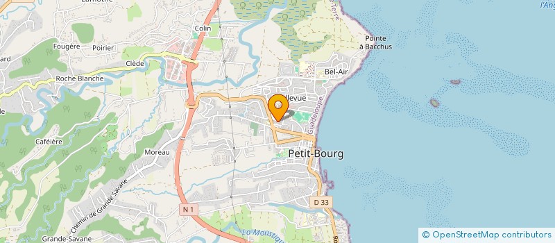 localisation de l'entreprise MADAME ALINE VIRGINIE à PETIT-BOURG