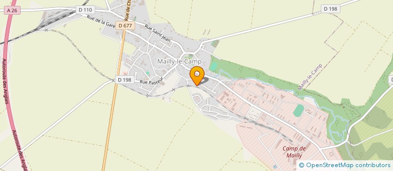 localisation de l'entreprise MADAME ALINE VOYEUX à MAILLY-LE-CAMP