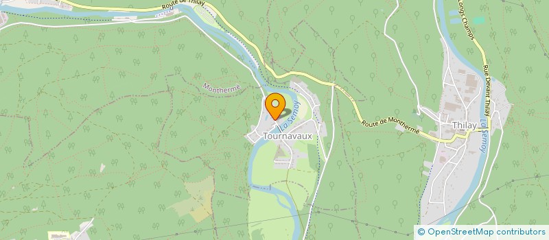 localisation de l'entreprise MADAME ALINE WAFFLARD  MONTHERME