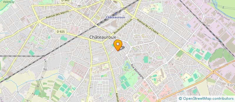 localisation de l'entreprise MADAME ALINE WURTZ à CHATEAUROUX