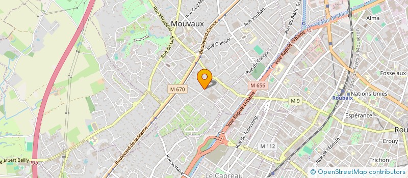 localisation de l'entreprise MADAME ALINE WYTS  MOUVAUX
