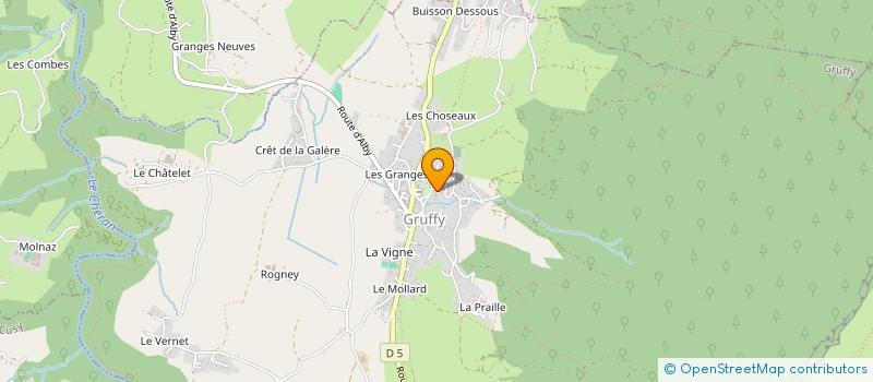 localisation de l'entreprise MADAME ALINE ZEROUROU  GRUFFY