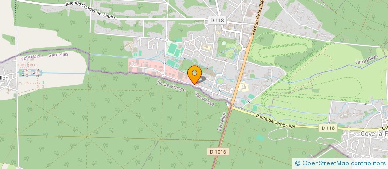 localisation de l'entreprise MADAME ALINE ZILAVEC  LAMORLAYE