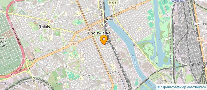 localisation de l'entreprise MADAME ALINE ZITTOUN  CHOISY-LE-ROI