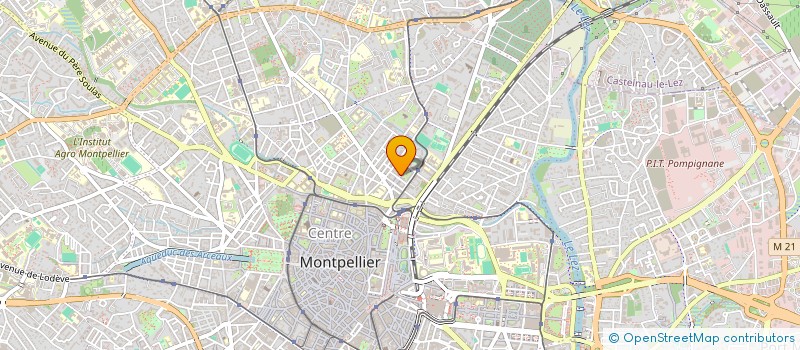 localisation de l'entreprise MADAME ALINGUETEL BRIGITTE REMADJI  MONTPELLIER