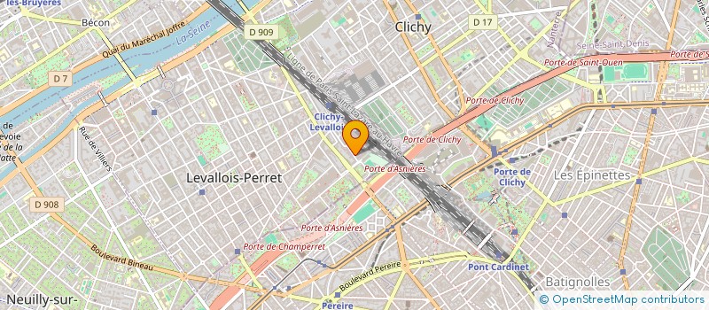 localisation de l'entreprise MADAME ALIONA BAUDY à LEVALLOIS-PERRET