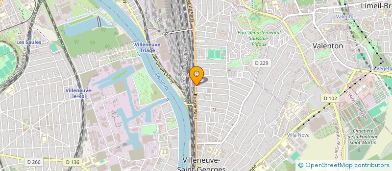 localisation de l'entreprise MADAME ALIONA BEJENARI  VILLENEUVE-SAINT-GEORGES