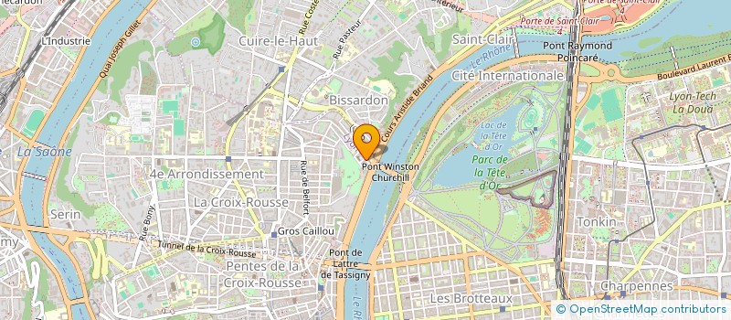 localisation de l'entreprise MADAME ALIONA OJOG à LYON