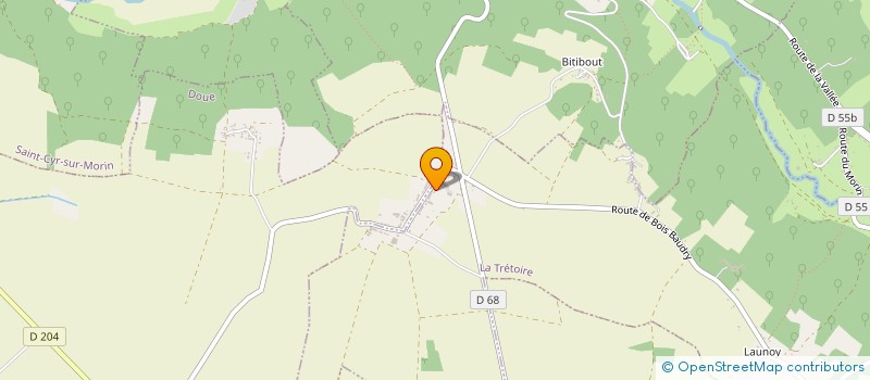 localisation de l'entreprise MADAME ALIONA ROYER  LA TRETOIRE