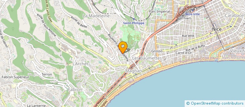localisation de l'entreprise MADAME ALIS BUDAKOGLU à NICE