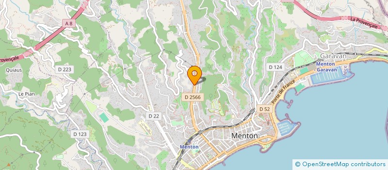 localisation de l'entreprise MADAME ALISA MUKHAMADIEVA à MENTON