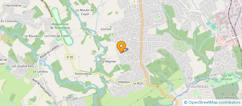 localisation de l'entreprise MADAME ALISEA GIMENEZ à COUZEIX