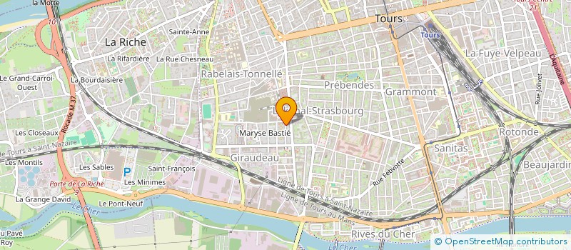 localisation de l'entreprise MADAME ALISEA MIEZ  TOURS