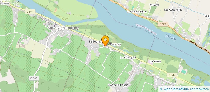 localisation de l'entreprise MADAME ALISEE FLEVIN  VARENNES-SUR-LOIRE