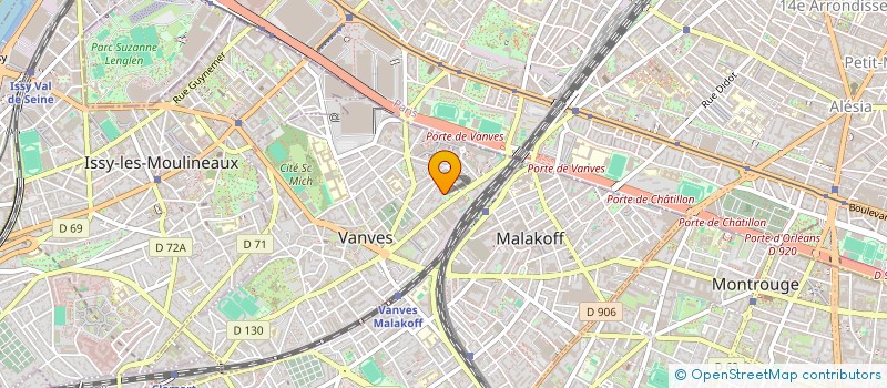 localisation de l'entreprise MADAME ALISEE NARBO à VANVES