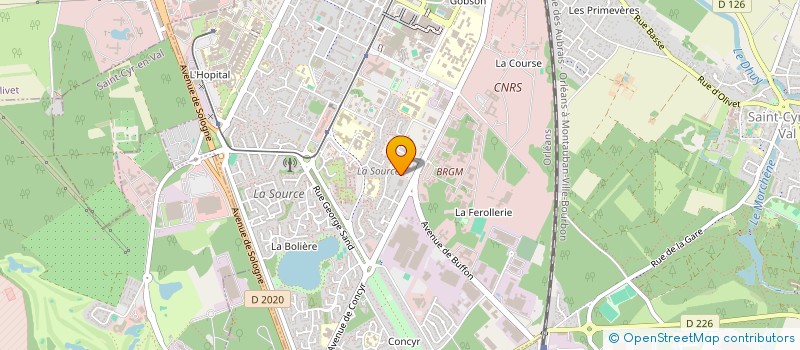 localisation de l'entreprise MADAME ALISEE ROUBY  ORLEANS