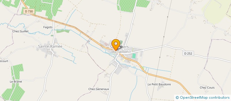 localisation de l'entreprise MADAME ALISON APTEL  SAINT-CIERS-DU-TAILLON