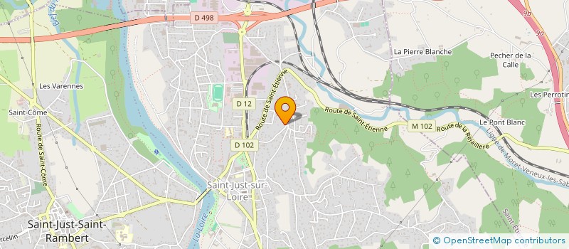 localisation de l'entreprise MADAME ALISON ARGAUD à SAINT-JUST-SAINT-RAMBERT