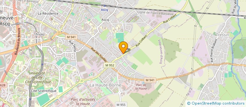 localisation de l'entreprise MADAME ALISON ASMI à VILLENEUVE-D'ASCQ