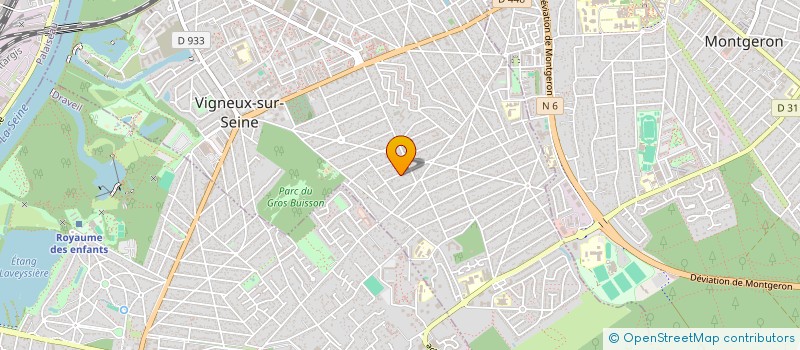 localisation de l'entreprise MADAME ALISON AUBERT à VIGNEUX-SUR-SEINE