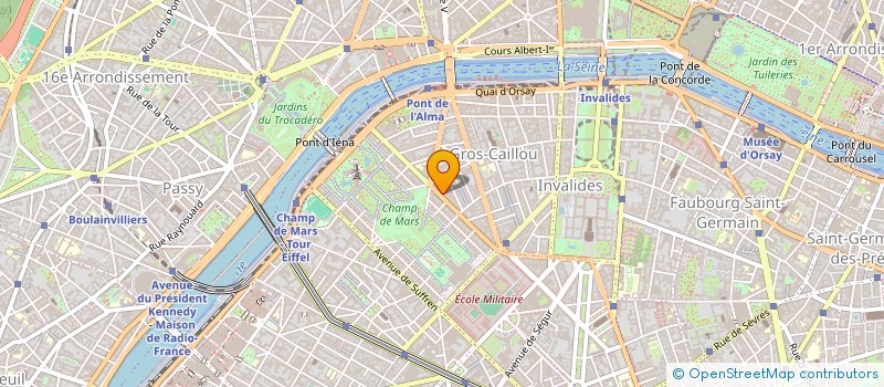 localisation de l'entreprise MADAME ALISON BARBER  PARIS