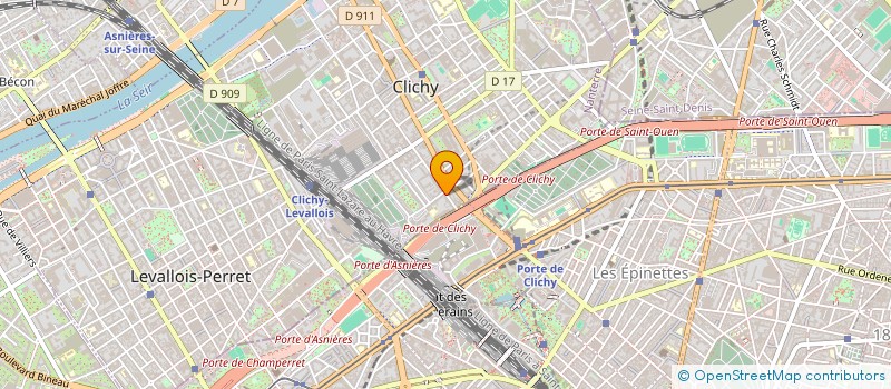 localisation de l'entreprise MADAME ALISON BIGNON à CLICHY