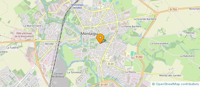 localisation de l'entreprise MADAME ALISON BOUGI à MONTAIGU-VENDEE