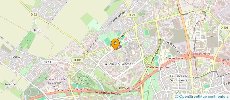 localisation de l'entreprise MADAME ALISON BOURGES à CAEN