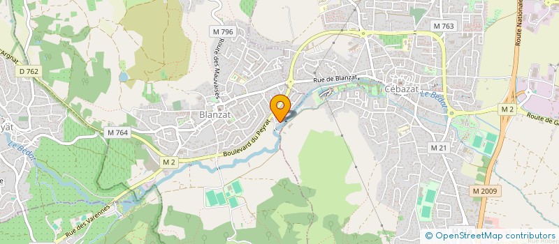 localisation de l'entreprise MADAME ALISON BOURLIOT  BLANZAT